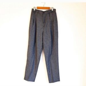 Vintage Plaid Trousers